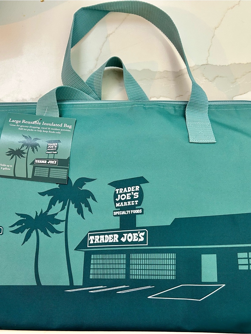 Trader Joe’s Teal Reusable bag